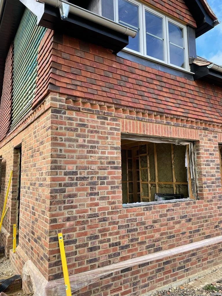 Brickwork detail, an I.C Developments project in Surrey